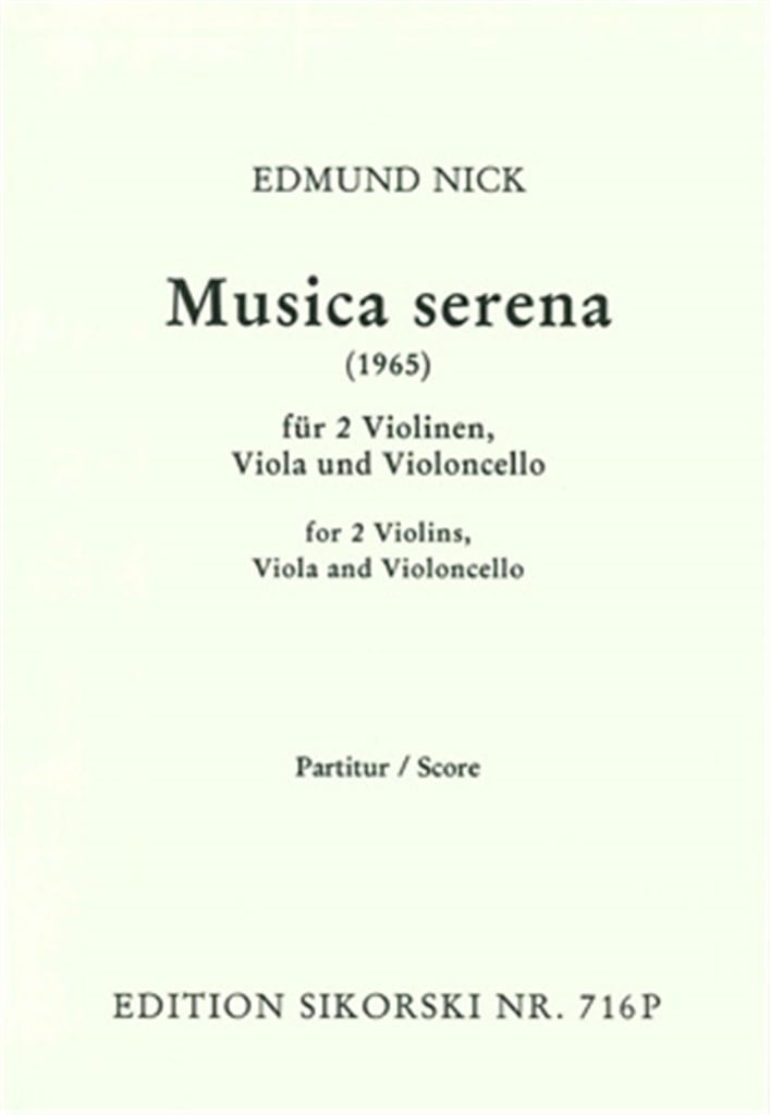 Musica serena (1965)